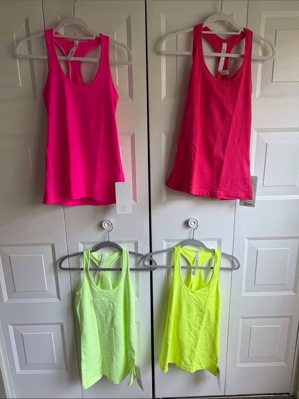 lululemon athletica Cool Racerback Tank Tops lot of 4